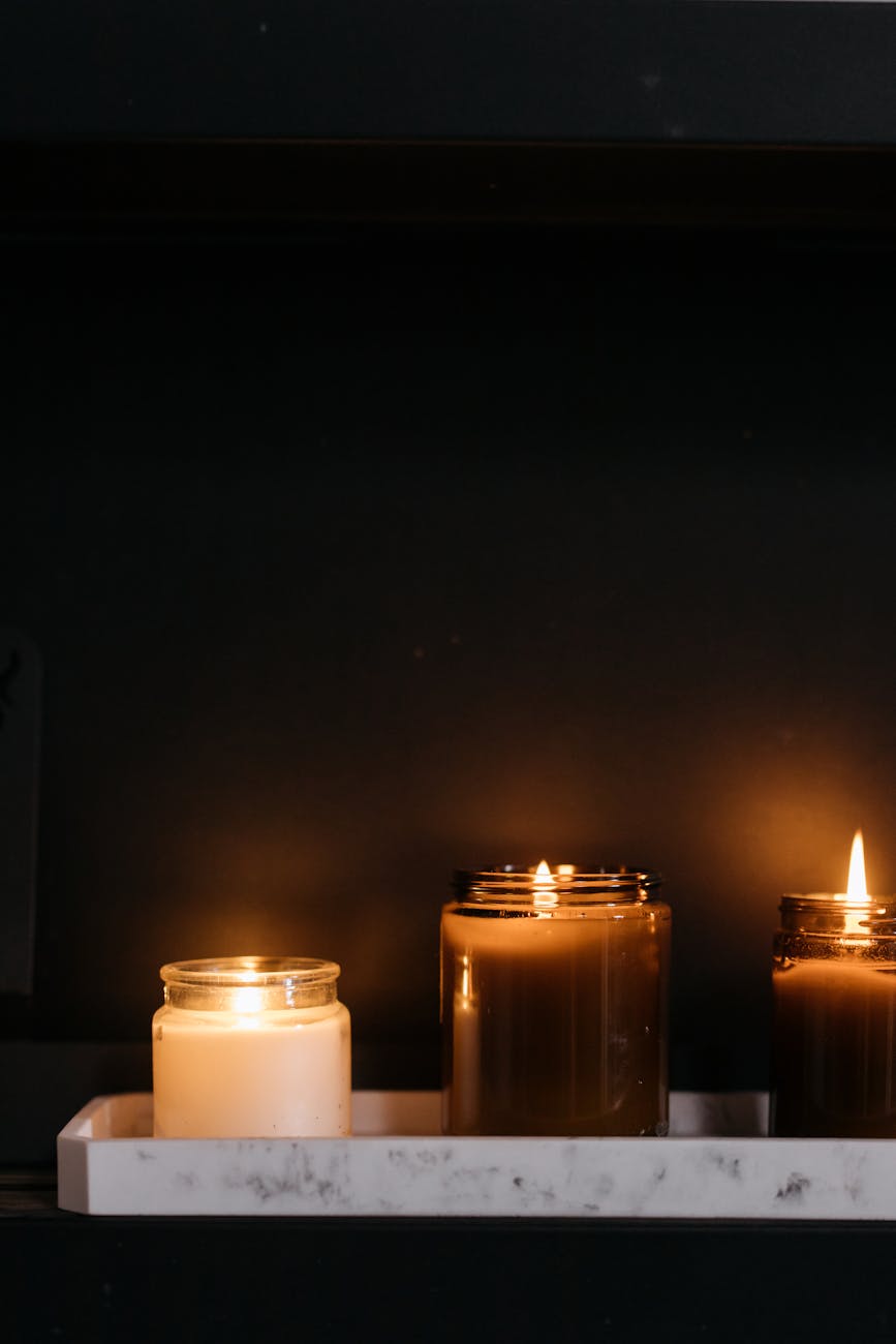 A beauty professional preparing for a client appointment in a quiet studio